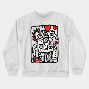 Spread Love Graffiti Art Crewneck Sweatshirt